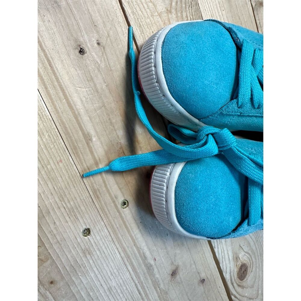 PUMA Suede Classic Sneakers Unisex Size 9 Blue Pink Casual Shoes - Picture 5 of 5